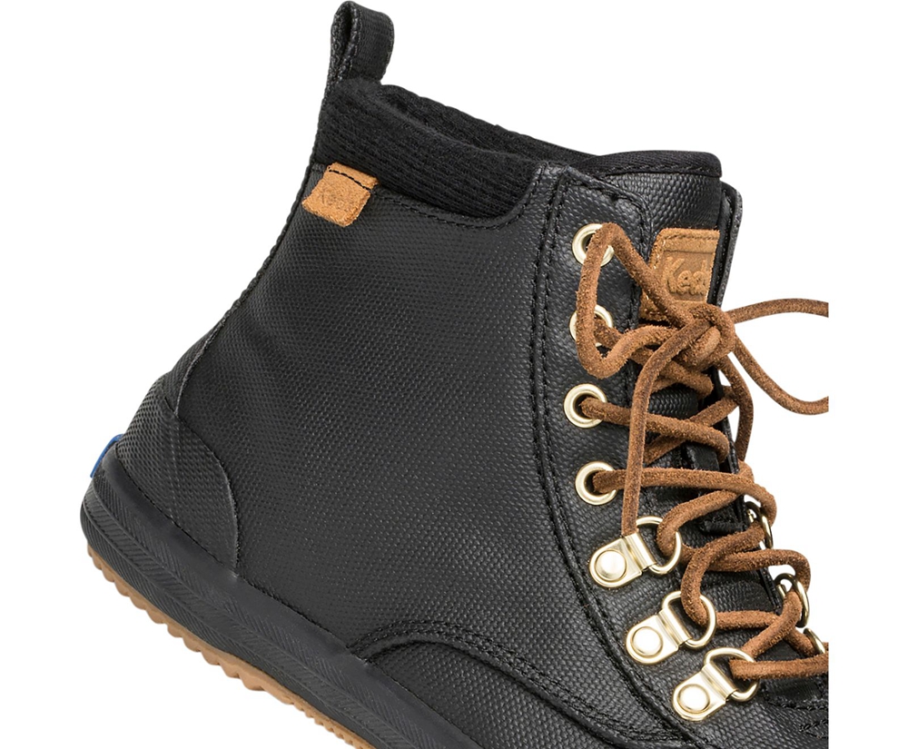 Keds Boots Black - Scout Water-Resistant w/ Thinsulate™ - Womens JLCPDT-048